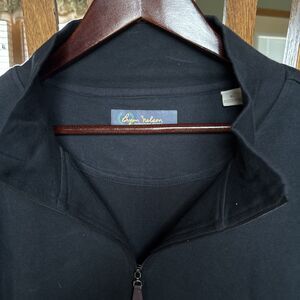 Byron Nelson Golf Men's BLACK Performance 1/4-Zip Pullover Sweater Size XL